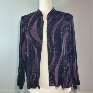 Vintage Richards Sparkly Glitter Evening Cover Up Cardigan Style